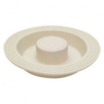 GRAINGER APPROVED Stopper Rubber Construction White, 447N61