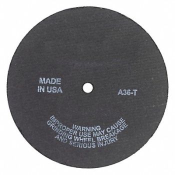 GRAINGER APPROVED Abrasive Cut-Off Wheel 4 dia., 447P99