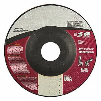 GRAINGER APPROVED Depressed Center Wheels 4-1/2 dia., 447R41