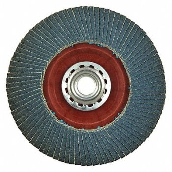 GRAINGER APPROVED J7233 Fiber Disc 4 1/2 in Dia 5/8in Arbor, 447R70