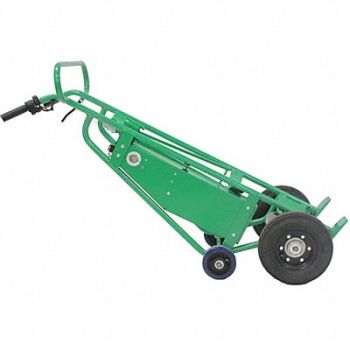 VALLEY CRAFT Drum Hand Truck 800 lb Steel Green, 448F54