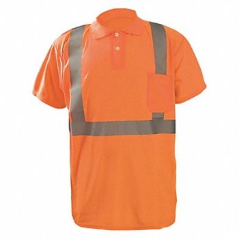 OCCUNOMIX J6330 Polo Shirt 4XL ANSI Class 2, 448H61