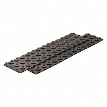 GRAINGER APPROVED AntiSlip Tread 16 51/64 inLx4 inW BLK, 448K72