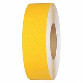 GRAINGER APPROVED AntiSlip Tape 60 ftLx2 inW YLW 60 Grit, 448K75