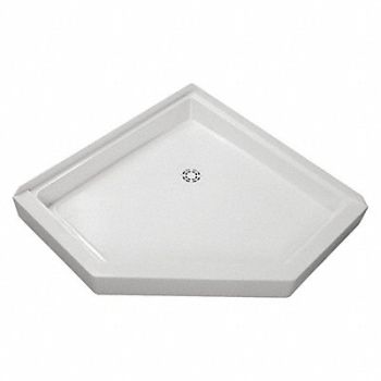 FIAT PRODUCTS Shower Floor Neo-Angle 36in x 36in White, 448P03