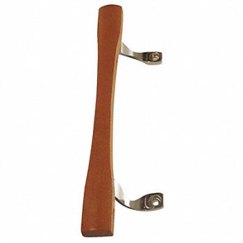 GRAINGER APPROVED Handle Set Wood/Zinc 10 L x 2 H, 448R82
