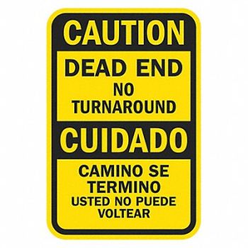 LYLE Dead End Traffic Sign 24 x 18, 449K17