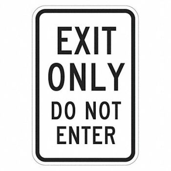 LYLE Exit Sign For Parking Lots 18 x 12, 448Y12