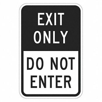 LYLE Exit Sign For Parking Lots 18 x 12, 448Y13