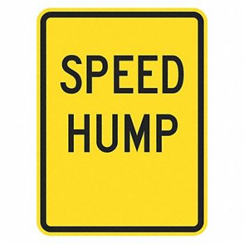 LYLE Speed Hump Traffic Sign 18 x 12, 448U69