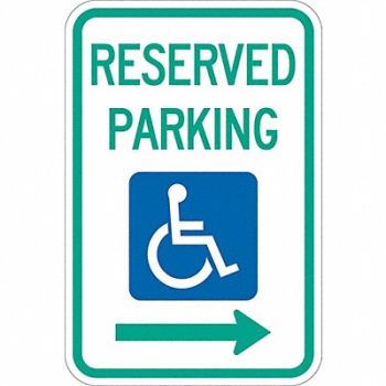 LYLE Reserved Parking Parking Sign 18 x 12, 448V10
