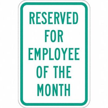 LYLE Employee Parking Sign 18 x 12, 448V21