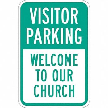 LYLE Church Parking Sign 18 x 12, 448V23