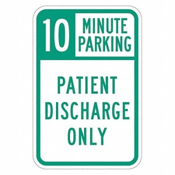 LYLE Patient Parking Sign 18 x 12, 449C93