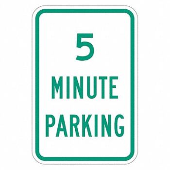 LYLE Time Limit Parking Sign 18 x 12, 449C95