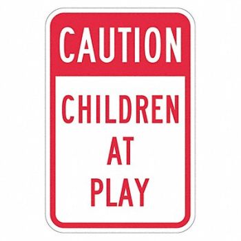 LYLE Children at Play Traffic Sign 18 x 12, 448W58