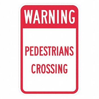 LYLE Pedestrian Crossing Traffic Sign 18 x12, 449D39