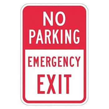 LYLE No Parking Exit Sign 18 x 12, 449A18
