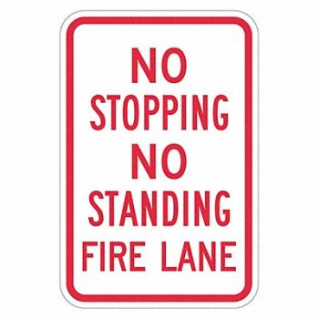 LYLE Fire Lane No Parking Sign 18 x 12, 449A20