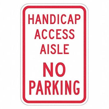 LYLE ADA Handicapped Parking Sign 24 x 18, 449J71