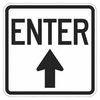 LYLE Enter Sign For Parking Lots 18 x 18, 449J11