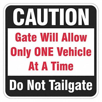 LYLE Parking Lot Gate Parking Sign 18 x 18, 449J21