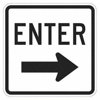 LYLE Enter Sign For Parking Lots 18 x 18, 449J10