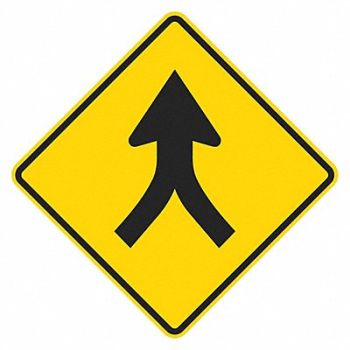 LYLE Merge Traffic Sign 24 x 24, 449L01