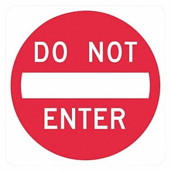 LYLE Do Not Enter Traffic Sign 24 x 24, 449L08