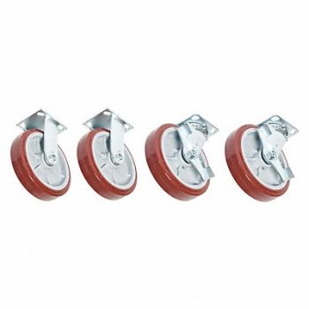 GREENLEE Standard Plate Caster Kit Swivel/Rigid, 449U05