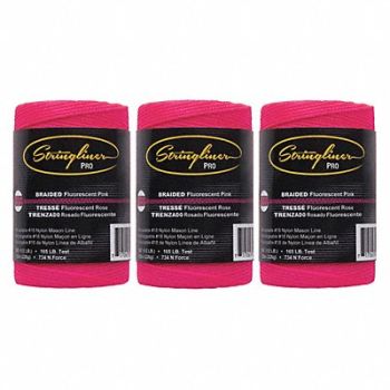 STRINGLINER Masons Line Braided 500 ft L PK3, 449U34