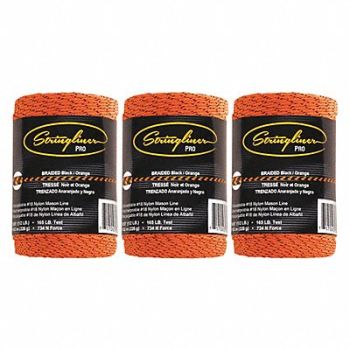 STRINGLINER Masons Line Braided 500 ft L PK3, 449U36