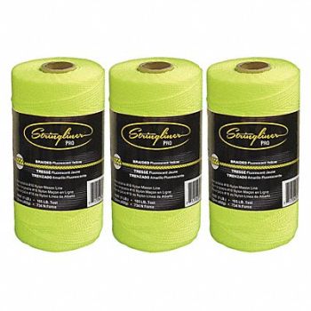 STRINGLINER Masons Line Braided 1000 ft L PK3, 449U39