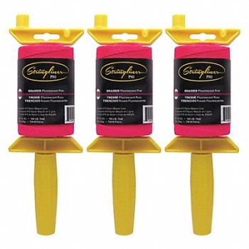 STRINGLINER Masons Line Reel Braided 500 ft L PK3, 449U46