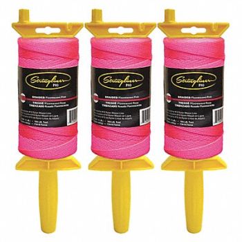 STRINGLINER Masons Line Reel Braided 1000 ft L PK3, 449U50