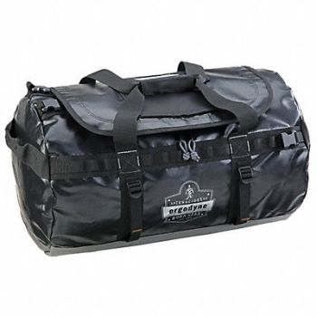 ARSENAL BY ERGODYNE Duffel Bag Large Water Resistant Black, 44A877