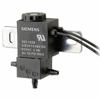 SIEMENS Solenoid Air Valve 3-Way 120VAC 0-30 psi, 44C453