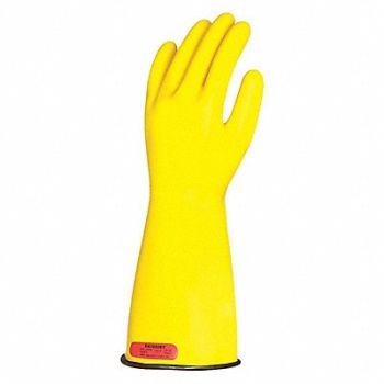 SALISBURY J3400 Elec. Insulating Gloves Type I 9-1/2, 44G296