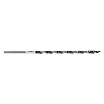 BOSCH Auger Drill 1/4in Carbon Steel, 44H560