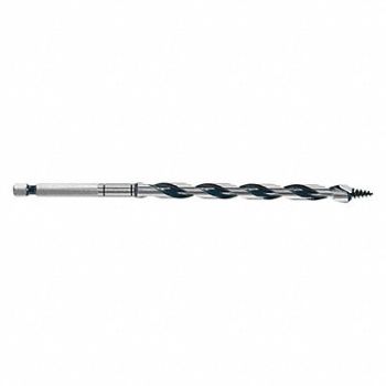 BOSCH Auger Drill 0.375in Carbon Steel, 44H562