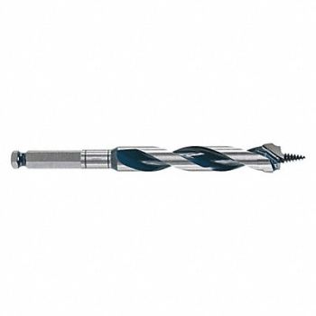 BOSCH Auger Drill 3/4in Carbon Steel, 44H568