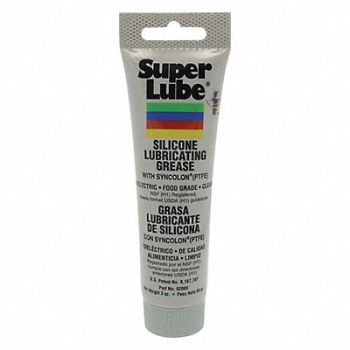 SUPER LUBE Silicone Lubricating Grease 3 Oz., 44N731