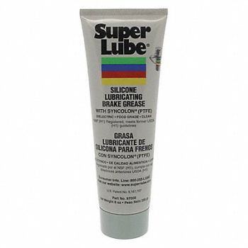 SUPER LUBE Silicone Lubricating Grease 8 Oz., 44N734