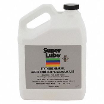 SUPER LUBE Synthetic Gear Oil ISO 220 1 Gal., 44N769