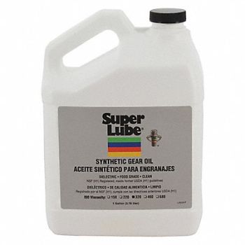 SUPER LUBE Synthetic Gear Oil ISO 320 1 Gal., 44N773