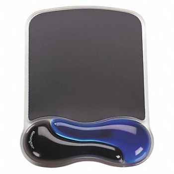 KENSINGTON Duo Gel Mouse Pad Wrist Rest Blue, 44NL58