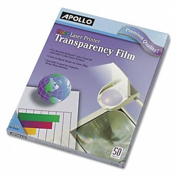 APOLLO Transparency Film Color Printer PK50, 44NV16