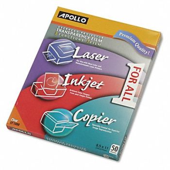 APOLLO Multi-Purpose Transparency Clear PK50, 44NV19