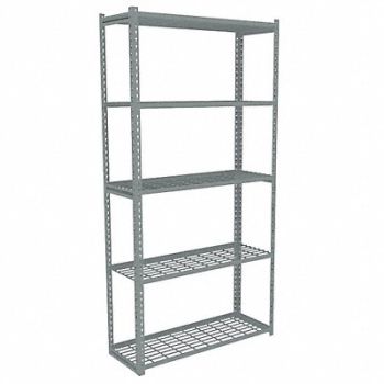 TENNSCO Boltless Shelving 12x84x48in Strtr, 44P670