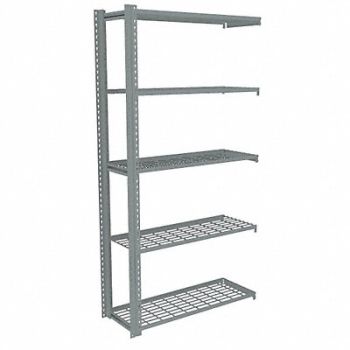 TENNSCO Boltless Shelving 18x84x48in AdOn, 44P675